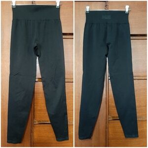 PINK Victoria's Secret Classic Black Seamless Leggings